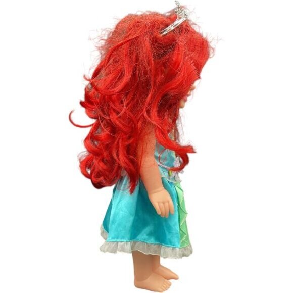 Disney Princess Ariel Toddler Doll With Red Hair & Tiara 14" Little Mermaid - Picture 4 of 7